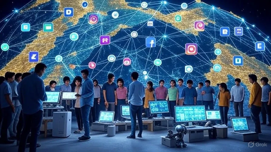 خريطة تسلط الضوء على النمو السريع للتسويق الرقمي في الدول العربية، مع التأكيد على أهمية التكيف الثقافي وتوطين اللغة لنجاح الحملات عبر الإنترنت