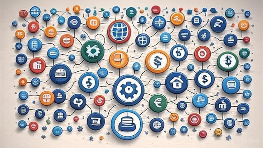 أيقونات تمثل العوامل المؤثرة على إدارة السعر في الأسواق الدولية