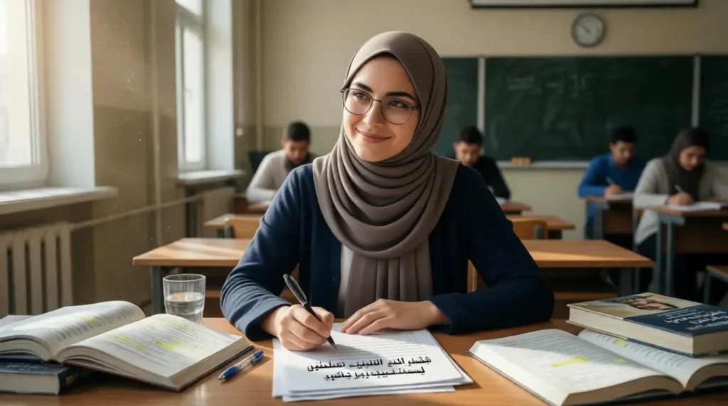 لحظة  فرج اثناء امتحان مقياس إدارة استراتيجية